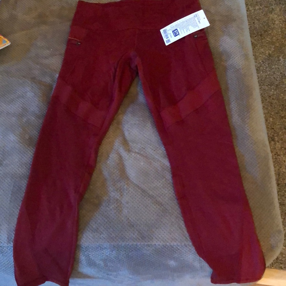 Lululemon Burgundy leggings